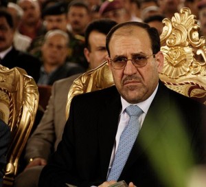 Iraqi Prime Minister Nouri al-Maliki. 